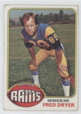 1976 Topps Fred Dryer #252 d5q