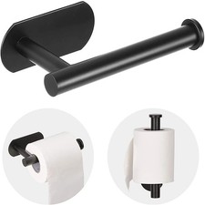 Toilet Paper Holder - Self Adhesive Toilet Paper Holder Wall Mount for Bathroom,