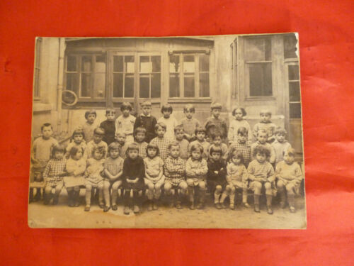 retro-collection- ancienne photo école primaire écoliers - origine inconnue - Photo 1/2
