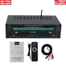 SR-3800 1000W 220V Bluetooth Amplifier Karaoke Digital Surround Power Amplifier