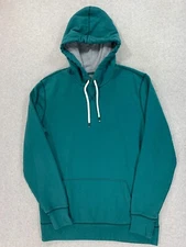 Gap Cotton Blend Midweight Hoodie Sweatshirt (Men's Large Tall) Green
