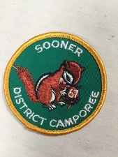 1967 Sooner District Camporee BSA Activity Patch