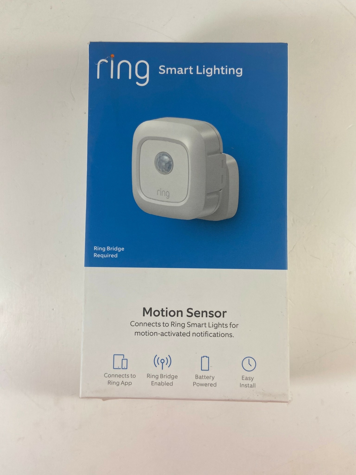Ring White Smart Lighting Motion Sensor - Battery Powered-image