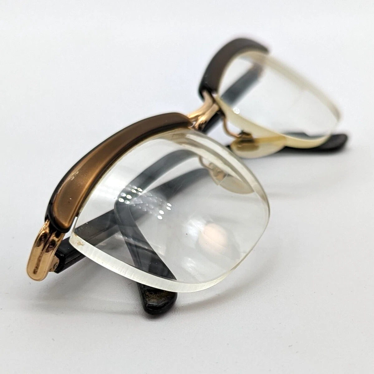 Amor Gold Filled Half Frame Glasses Vintage 1960s Made in France Says 18mm GF