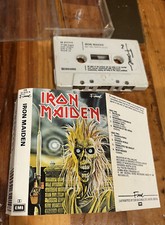 IRON MAIDEN Fame Self Titled Debut Album Cassette Tape EMI 1980 Original Copy