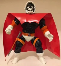 Custom Red vinyl Replacemt Cape Remco skullman Warrior Beasts (Cape Only)