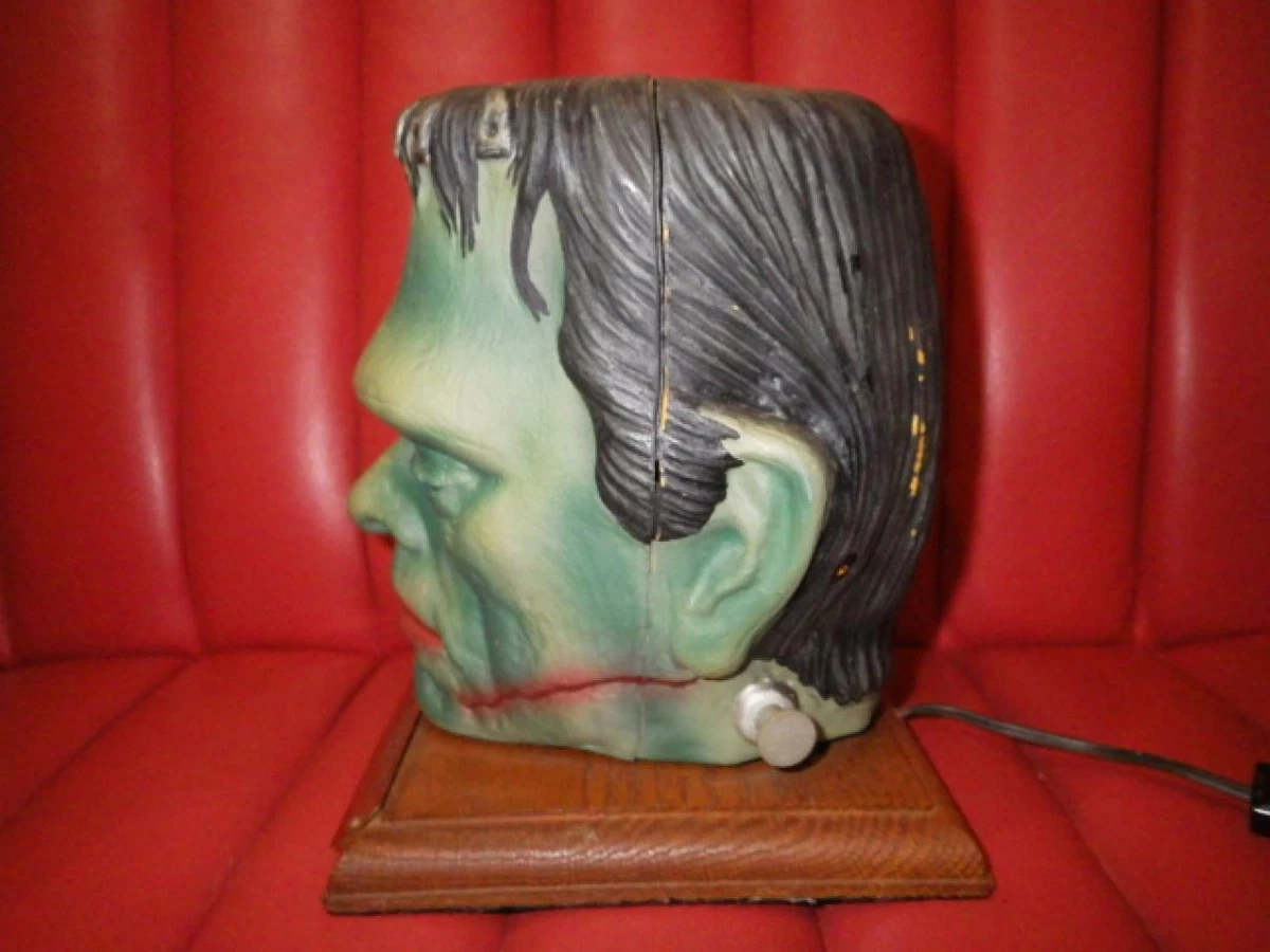 Frankenstein Speaker Lamp Lighting Monster Vintage Horror