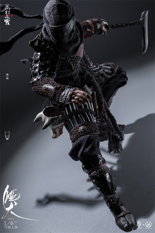 PEOPLE 1 CHARACTER FIGURE 4体セット JPT design x POP COSTUME Myriads of Face NINJA-Silent Hound