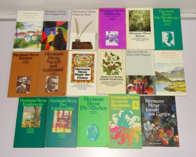 17 x Hermann Hesse . Steppenwolf . Unterm Rad . Kurgast . Märchen u.a.