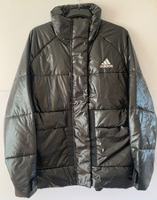 Women's Xl (uk20-22) Adidas Black Glam On Jacket/coat Rrp £129.95