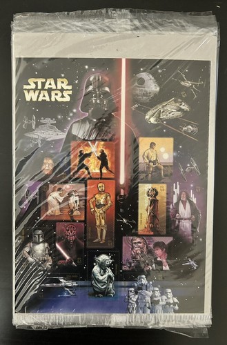 Star Wars - Sheet Of 15 Stamps - SEALED -