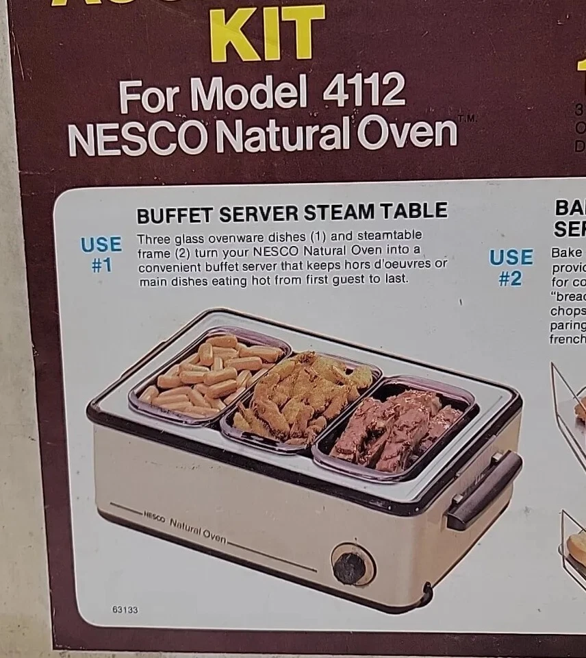 Sellado - Kit de horneado de accesorios Nesco - Mesa de vapor para horno tostador Nesco #4912-00 Foto 2 de 4