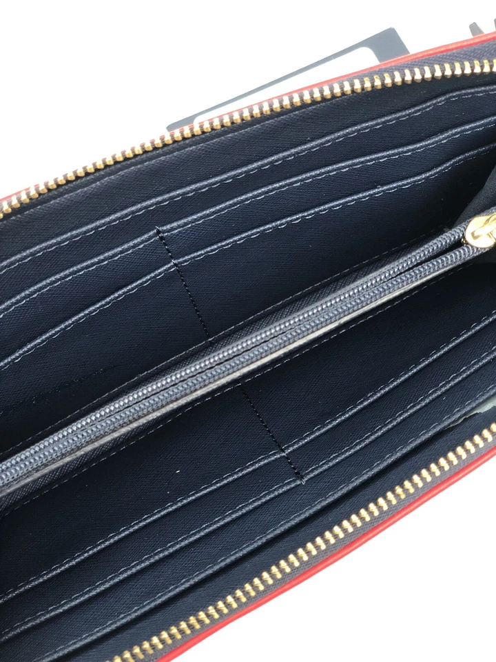 Бумажник Tommy Hilfiger многоцветный на молнии вокруг большой - Изображение 4 из 4