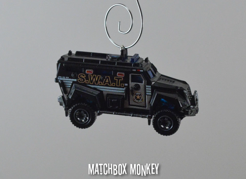 Police SWAT Unit Truck Special Forces 1/64 Custom Christmas Ornament Adorno - Image 4 of 4