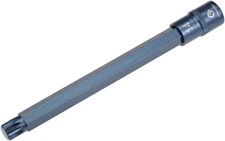 Metric Extra Long 8" Length 1/2-Inch Drive x M14 Triple Square Spline Bit Socket