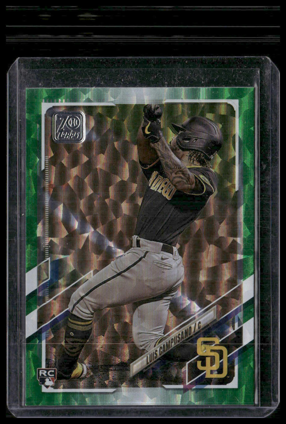 2021 Topps #381 Luis Campusano Green #/499