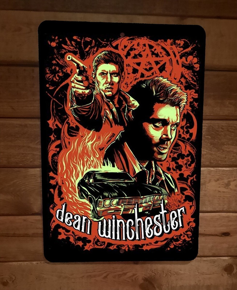 Dean Winchester Supernatural 8x12 Metal Wall Sign Poster | eBay