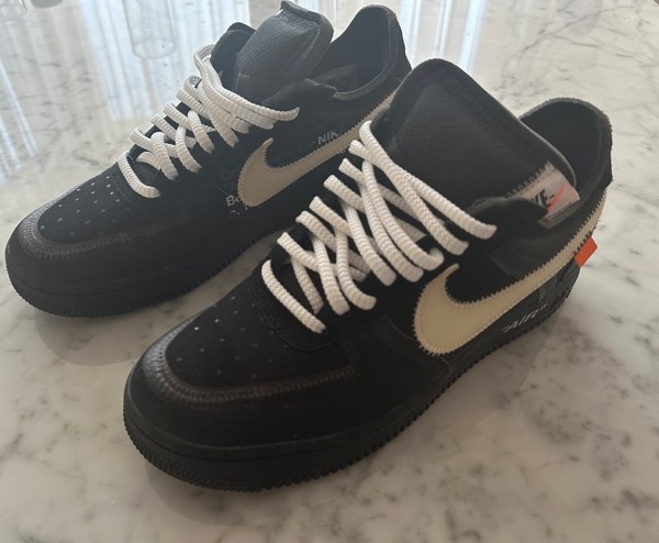 Größe 8 - Nike Air Force 1 Low x OFF-WHITE Black