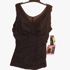 Pink K Womens Shaping Camisole Medium Smooth Control Non-Wire Seamless New A8