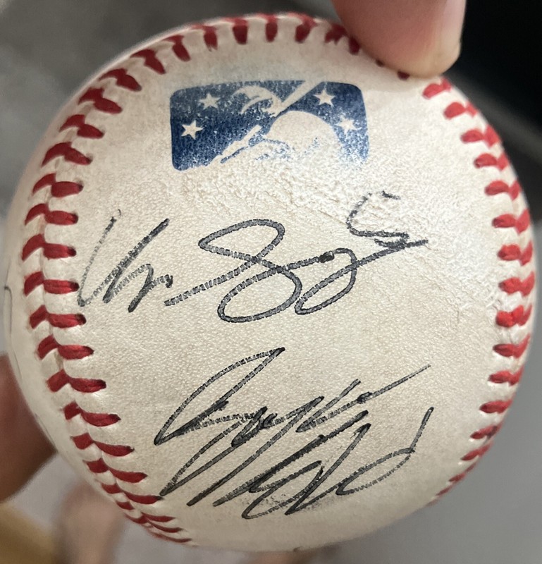 2024 San Jose Giants Team Signed MiLb Baseball Bryce Eldridge MLB SF Giants