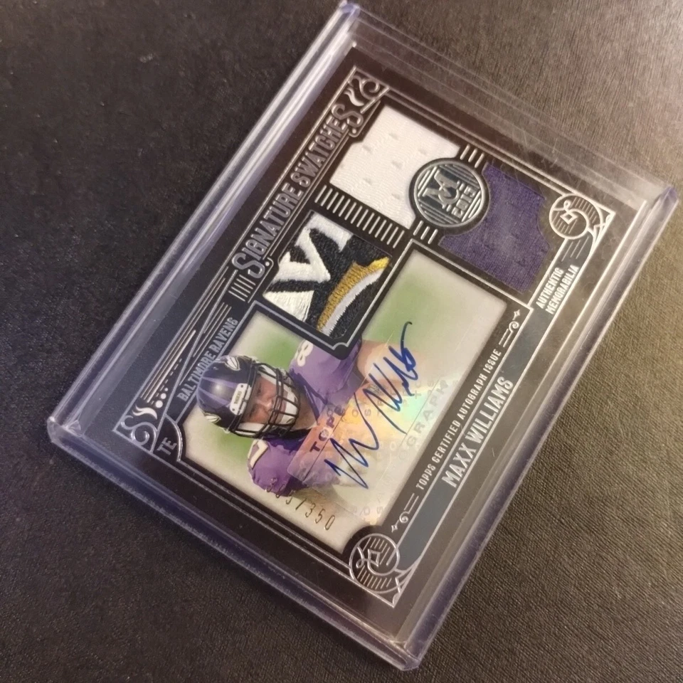 #/350 Maxx Williams Rookie Auto Card 2015 Topps Museum Autograph Ravens Cardinal - Image 2 of 3