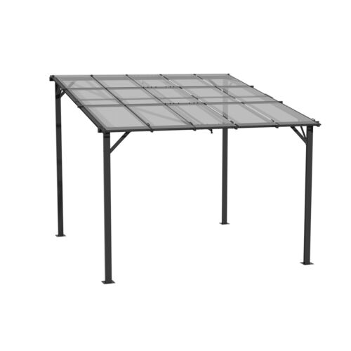 Garden Pergola Polycarbonate Roof Shelter Awning Gazebo Outdoor Canopy Party - Picture 7 of 8