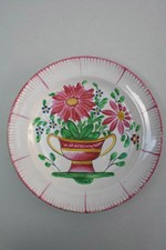 Teller, Fayence, St.Clement, 19.Jahrhundert