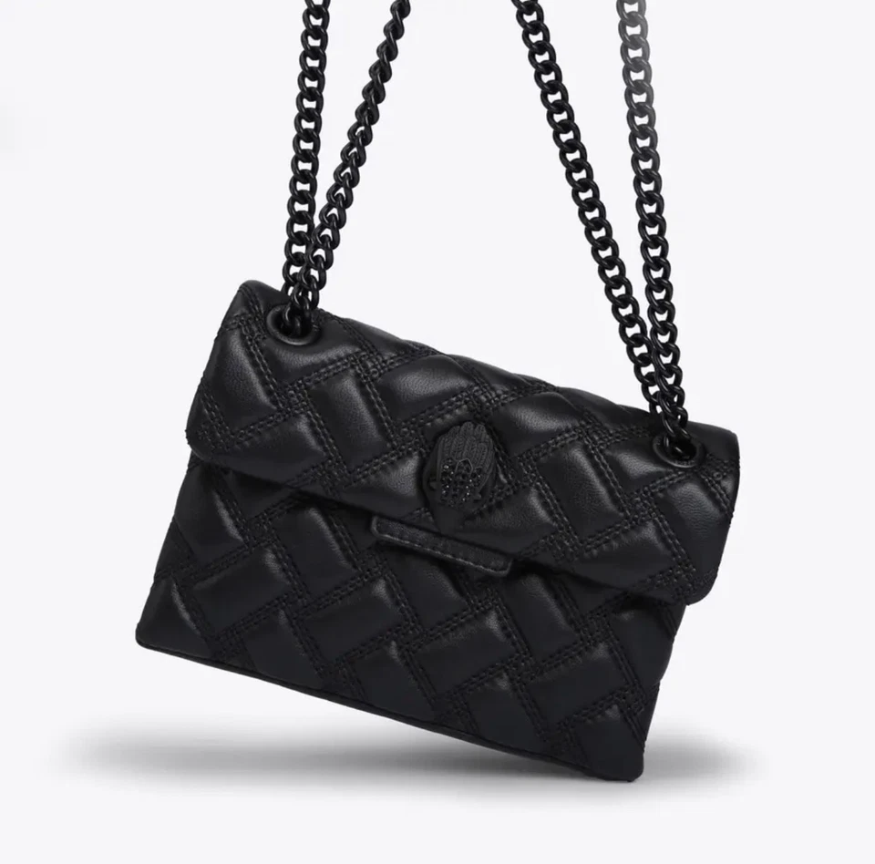 Mini bag crossbody, black,  21x7x13 inches, Kurt Geiger,new - Image 3 of 4