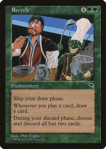 1x Recycle - MP - Tempest - SPARROW MAGIC - mtg -