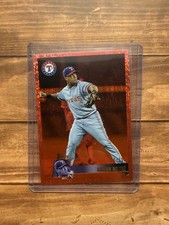 2025 Topps Archives - 1996 Topps Adrian Beltre #163 Red Hot Foilboard /50