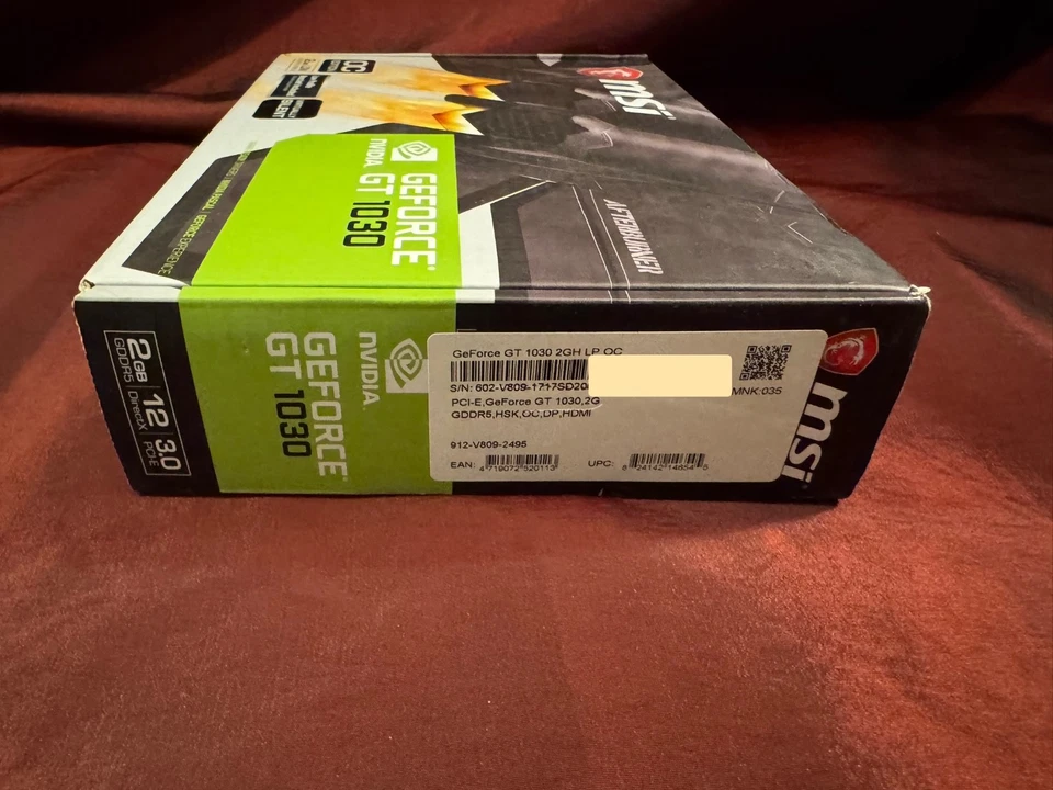 *Read* MSI NVIDIA GeForce GT 1030 2GB DDR4 Graphics Card - Image 3 of 3