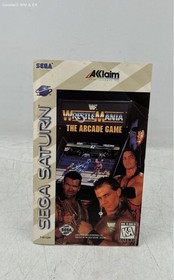 WWF WrestleMania: The Arcade Game - Sega Saturn , COMPLETE