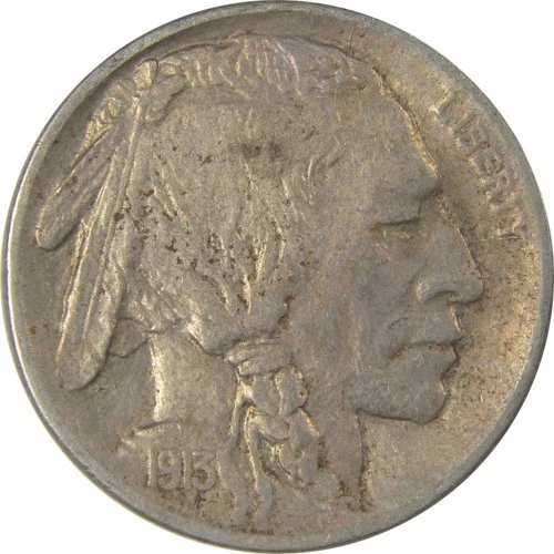 1913 S Type 1 Buffalo Nickel XF EF Extremely Fine SKU:I22844