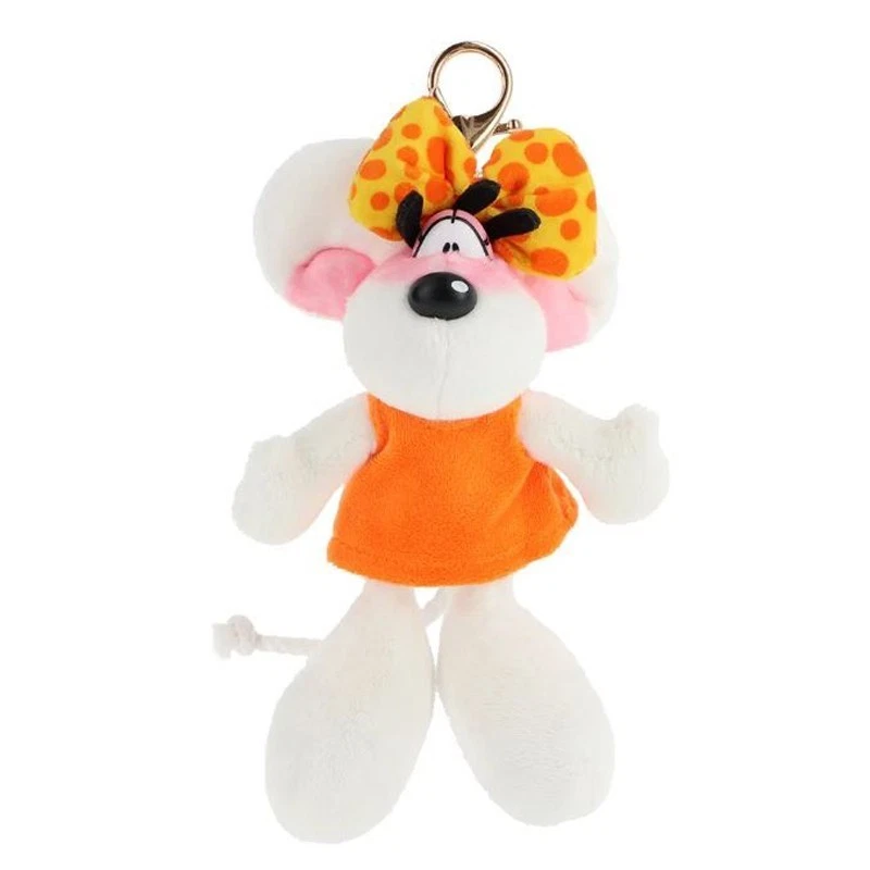 Portachiavi Ty Peluche Dalmata | Dizzy Il Cane, Altezza 13 Cm, Collezionabile Beanie Baby