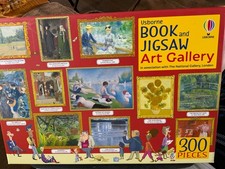 Usborne, Book and Jigsaw Art Gallery (Paperback) NEW, National Gallery, London