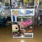 Funko Pop! Signed by Abby Trott Nezuko Kamado #868 Comic Con 2022 Exclusive JSA