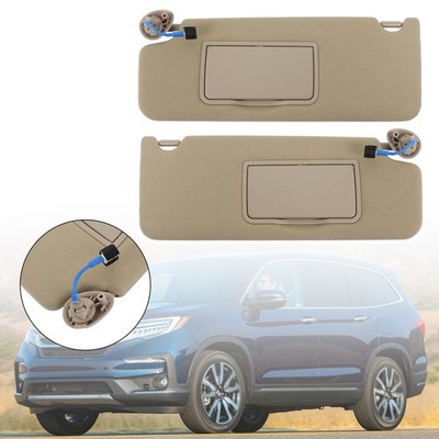 2PCS Gray Sun Visor Left & Right 83280-TG7-A12ZA  Für Honda Pilot 2016-2022