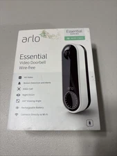 New Arlo Essential Video Doorbell Wire-Free Night Vision WHITE (AVD2001-100NAS)