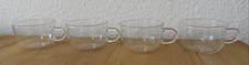 Schott Jenaer Glas 4x Teeglas flach Wagenfeld Bauhaus TOPP - SEHR RAR