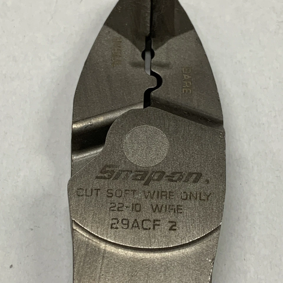 Snap On Tools USA 29ACF RED 9" Wire Terminal Crimping Tool With Cutter NEW - Imagen 2 de 4