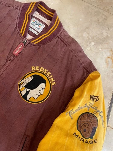 Vintage Washington Redskins NFL Mirage Bomber Jacket image 3