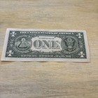 Birthday/Anniversary Note, 8/6/66 Fancy Serial # Dollar bill, Uncirculated 2021  — photo 4