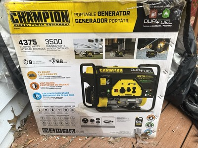 #ad Champion Power Equipment 4375W Gasoline amp; Propane Dual Fuel Portable Generator $449.99