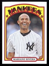 2013 TOPPS ARCHIVES #42 MARIANO RIVERA YANKEES NM FRONT BACK PICS