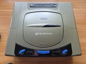 Sega Saturn HST-3200 3210 Gray Console Japanese System set tested US SELLER 