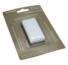 Lutron Pico Wireless Control Remote, White, Clear Connect, PJ2-2B-GWH-L01