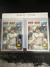 2026 Topps Heritage  ROMAN ANTHONY  RC Rookie Cup Chrome Refractor Red Sox #86