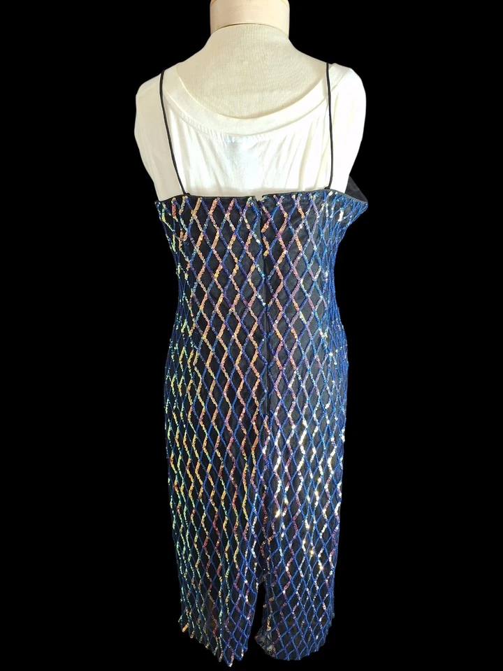 BELLE by BADGLEY MISCHKA Sequin Dress Sz 10 Formal Party Event Festival Holiday - Image 4 of 4