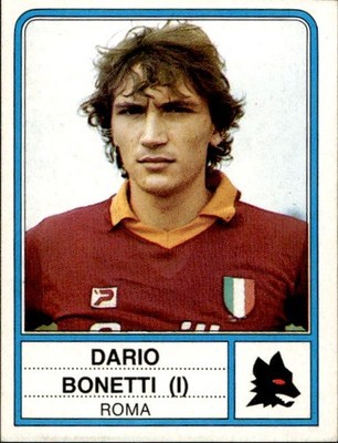 1983/84 Panini Footballers Figure # 224 Dario Bonetti Rome -