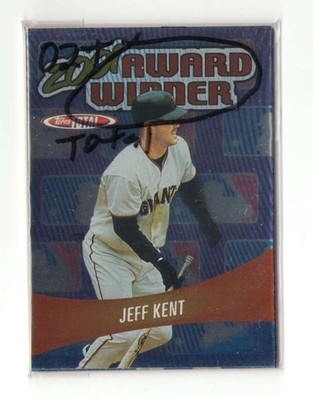 2002 Topps Total Award Winners - SAN FRANCISCO GIANTS Team Set